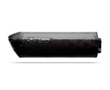 Suzuki SV650 M2 Black Aluminum Slip-On Exhaust