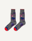 Abstract Floral Sock