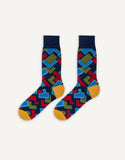 Abstract Tiled Sock