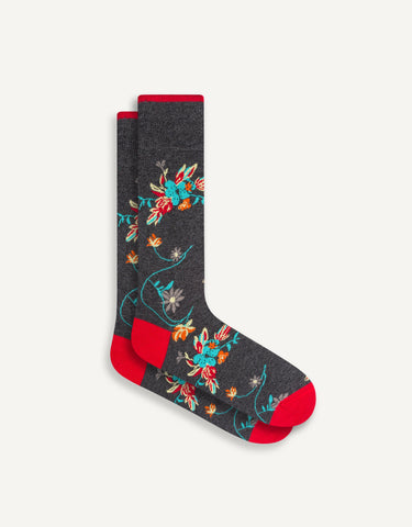 Floral Vine Sock