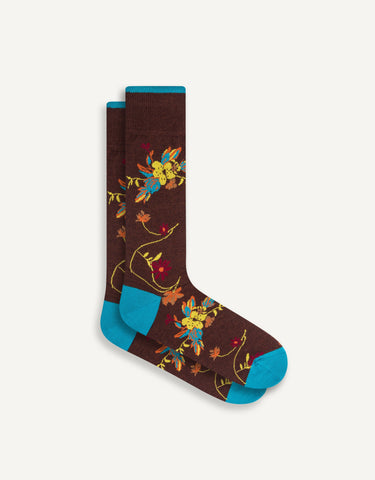 Floral Vine Sock