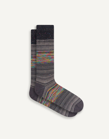 Distortion Striped Sock