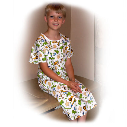 Youth Jungle Print Gown